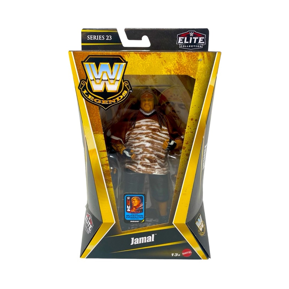 WWE Legends Elite Collection Series 23 Jamal 6” Wrestling Action Figure NEW
